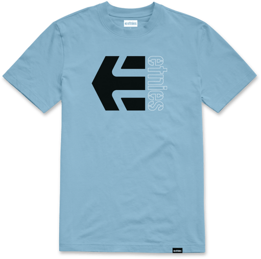 Corp combo tee light blue – men’s tee | etnies Official S/S Basic T-Shirt Etnies Skate Original Sustainability Gear