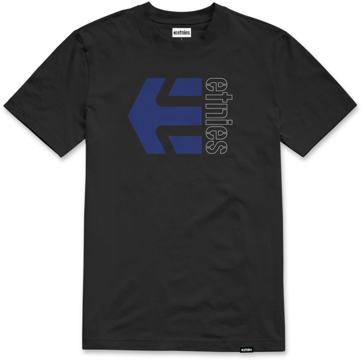 Corp combo tee black blue white - men's tee - etnies