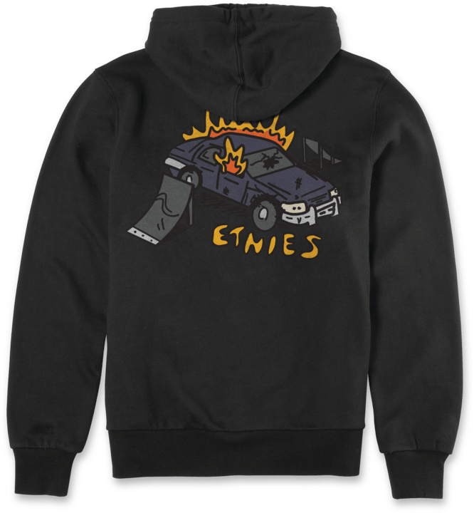 On fire pullover black – men's pullover | etnies Official Etnies Skate Original Sustainability Gear