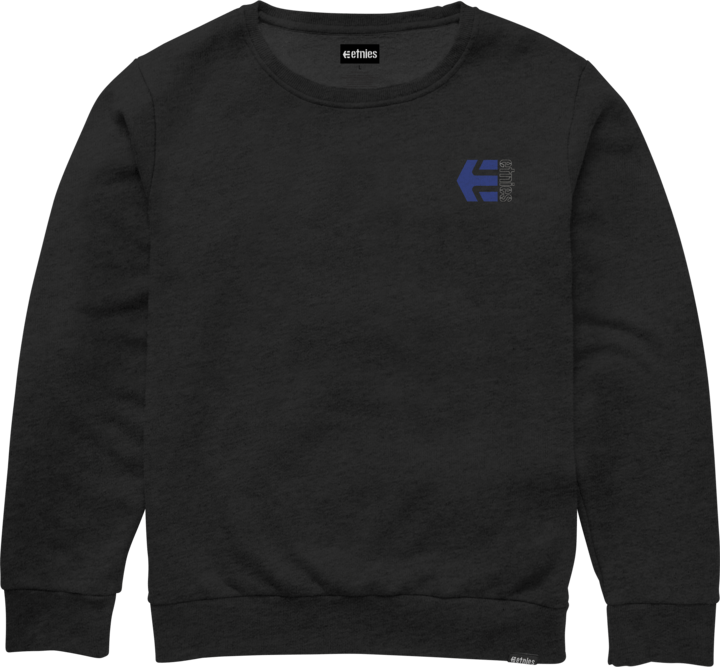 Corp combo crewneck black/blue/white – pullover | etnies Official Screen Crew Fleece Etnies Skate Original Sustainability Gear
