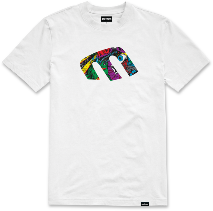 Style fill tee white print - men's t-shirt - etnies