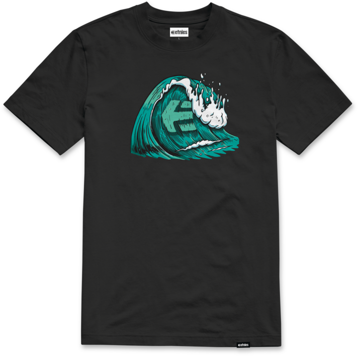 Wave tee black - men's t-shirt - etnies