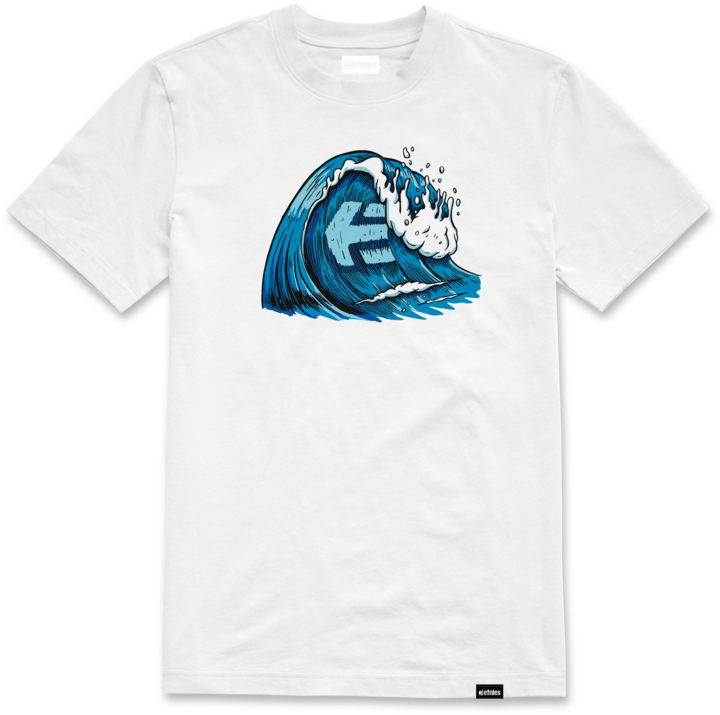 Wave tee white - men's t-shirt - etnies