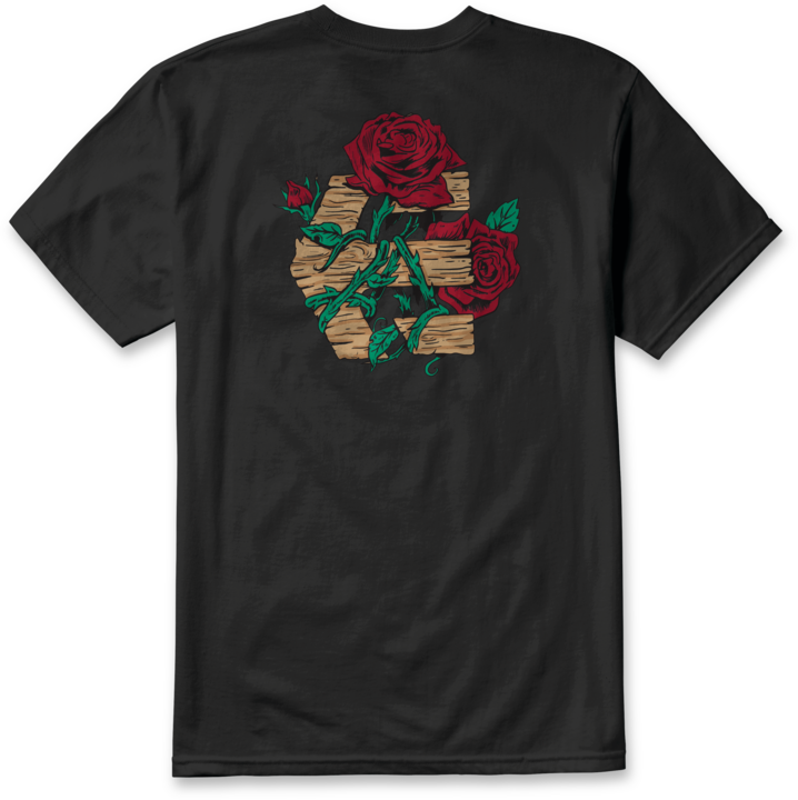Rose arrow tee black - men's t-shirt - etnies