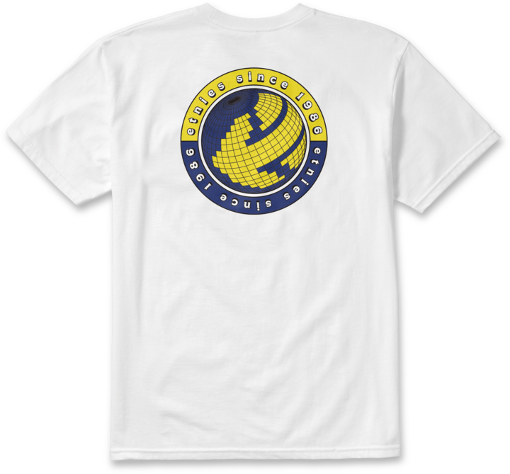 Around the world tee white - men's t-shirt - etnies