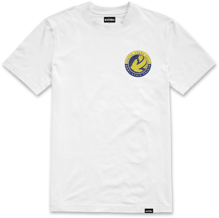 Around the world tee white - men's t-shirt - etnies