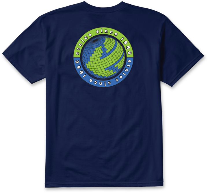 Around the world tee navy - men's t-shirt - etnies