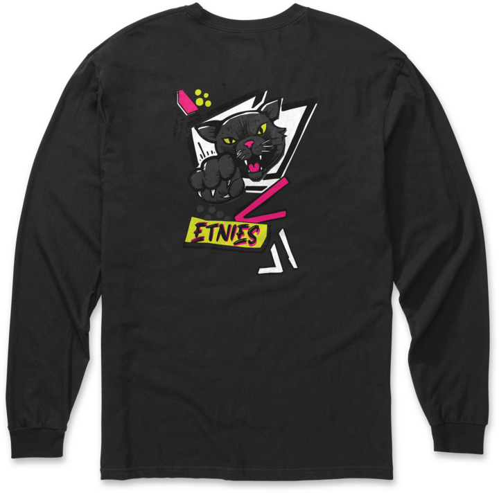 Puma LS tee black - men's long sleeve - etnies