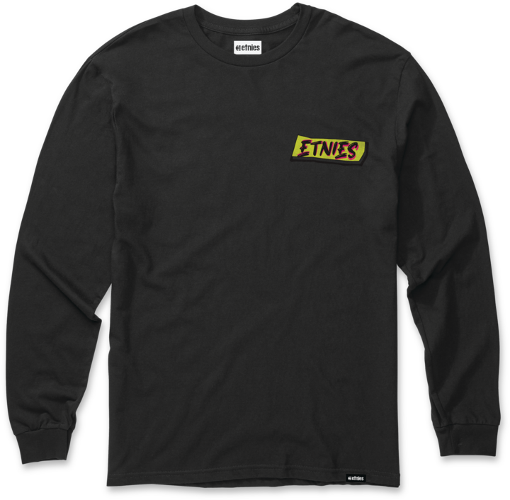 Puma LS tee black - men's long sleeve - etnies