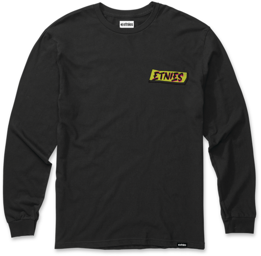 Puma LS tee black - men's long sleeve - etnies