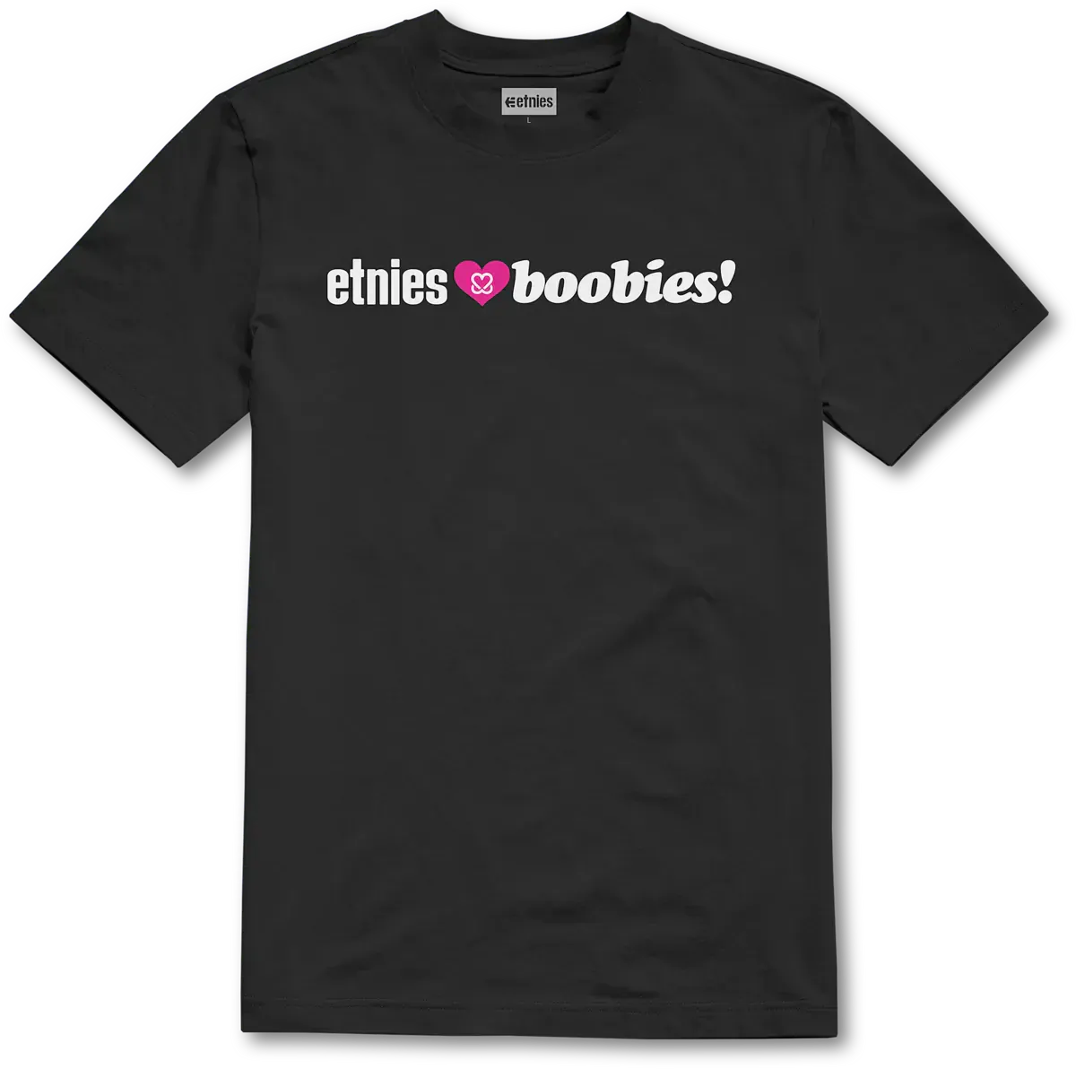 Keep A Breast Heart Tee S/S Basic T-Shirt Etnies Skate Original Sustainability Gear