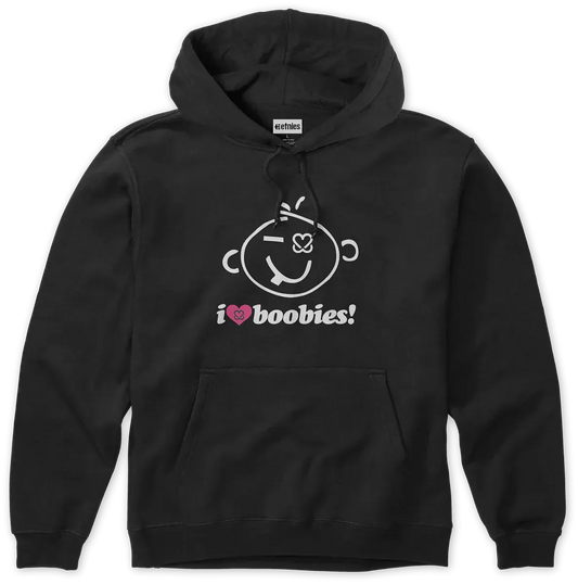 Keep A Breast Pullover Screen Hooded Fleece Etnies Skate Original Sustainability Gear