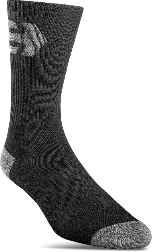 DIRECT 2 SOCKS 3 PACK Skate Crew Sock | etnies Skateboarding Crew Sock Etnies BLACK / ONE SIZE Skate Original Sustainability Gear 4140001317.001.OS.1ST 889262676068