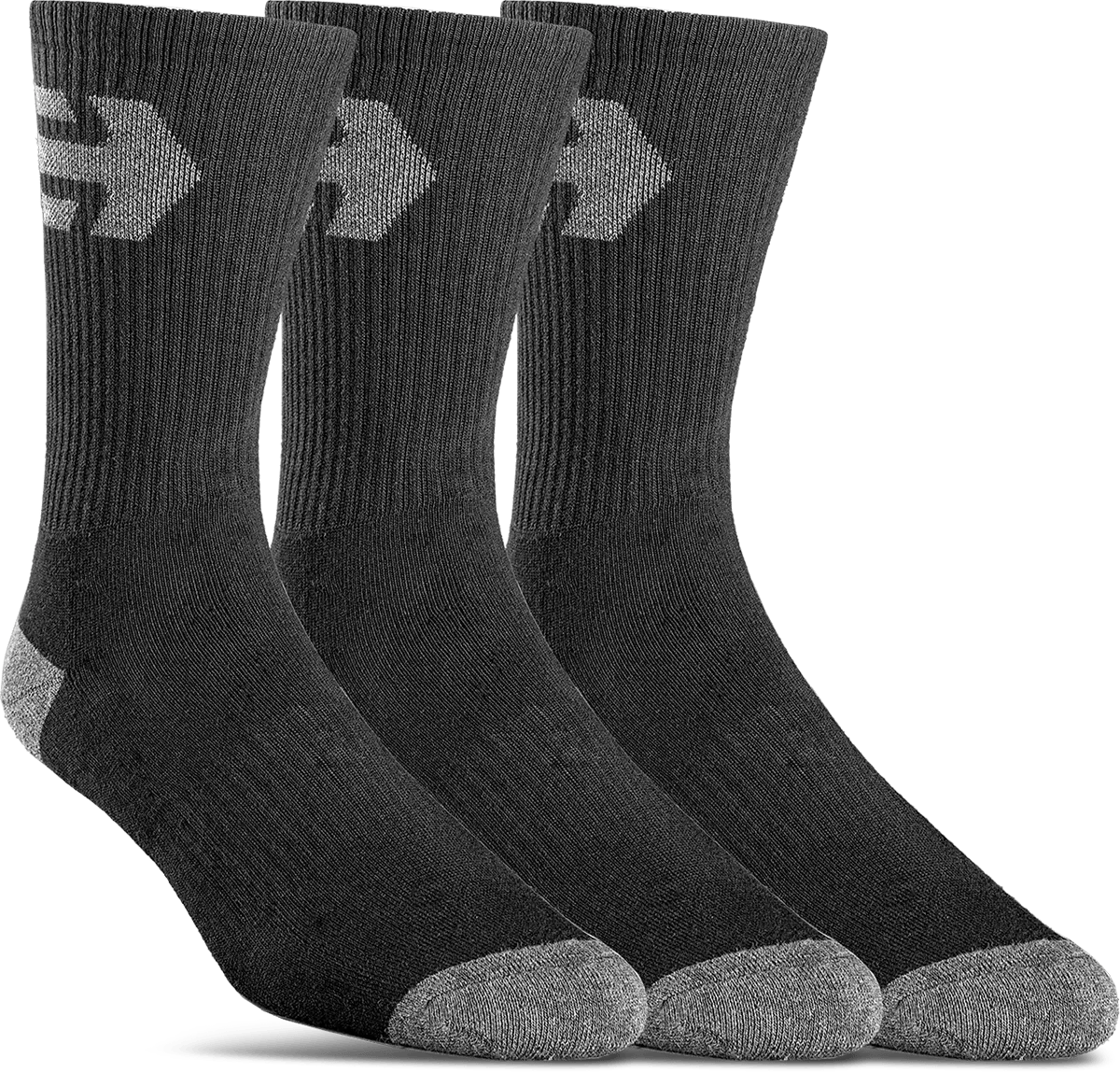 DIRECT 2 SOCKS 3 PACK Skate Crew Sock | etnies Skateboarding Crew Sock Etnies BLACK / ONE SIZE Skate Original Sustainability Gear 4140001317.001.OS.1ST 889262676068