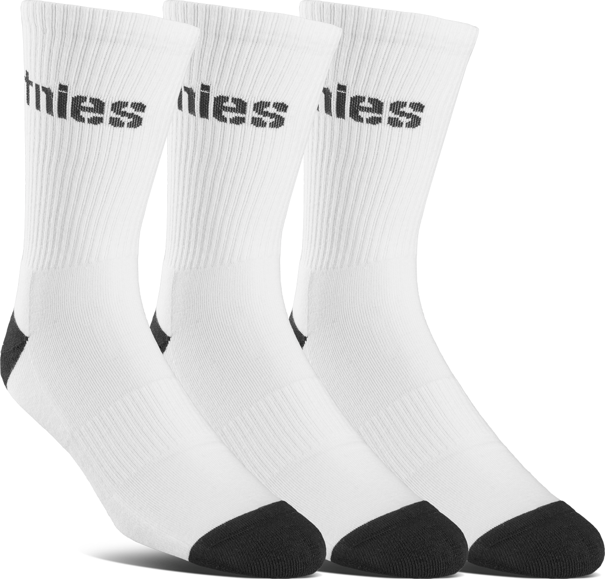 Stencil icon sock 3 pack white - socks - etnies