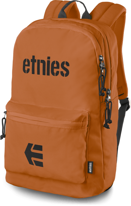 Fader print backpack burnt orange – skate backpack | etnies Official Backpacks Etnies BURNT ORANGE / ONE SIZE Skate Original Sustainability Gear 4140001488.801.OS 194691659149