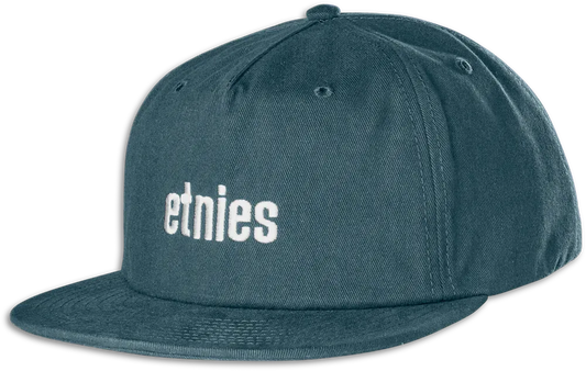 Icon Embroidery Snapback Hat Custom Hat Etnies INDIGO / One Size Skate Original Sustainability Gear 4140001521.501.OS.1ST 7630680804914
