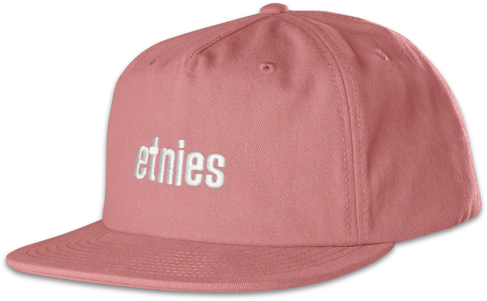 Icon Embroidery Snapback Hat Custom Hat Etnies PINK / One Size Skate Original Sustainability Gear 4140001521.650.OS.1ST 7630680804907