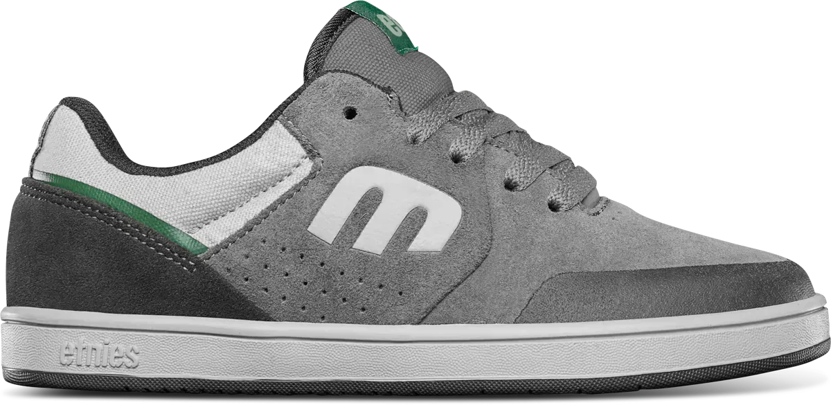 Marana Kids Low - Top Shoe Grey Black | etnies Official Low-Top Shoe Etnies Skate Original Sustainability Gear