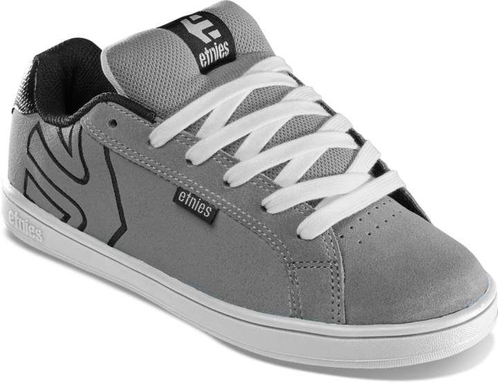 Kids Fader light grey black - kids shoes - etnies
