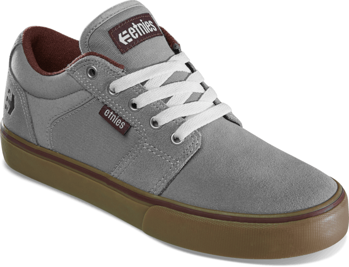 Barge LS kids grey – kids skate shoes | etnies Official Low-Top Shoe Etnies Skate Original Sustainability Gear