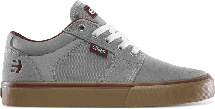 Barge LS kids grey – kids skate shoes | etnies Official Low-Top Shoe Etnies Skate Original Sustainability Gear