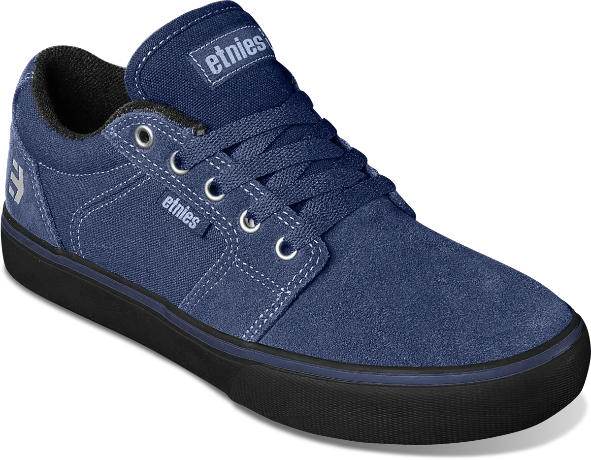 Barge LS Kids Low - Top Shoe Indigo Raw | etnies Official Low-Top Shoe Etnies Skate Original Sustainability Gear