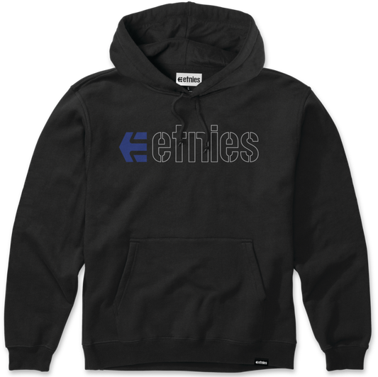 Ecorp kids pullover black blue white - kids hoodie - etnies