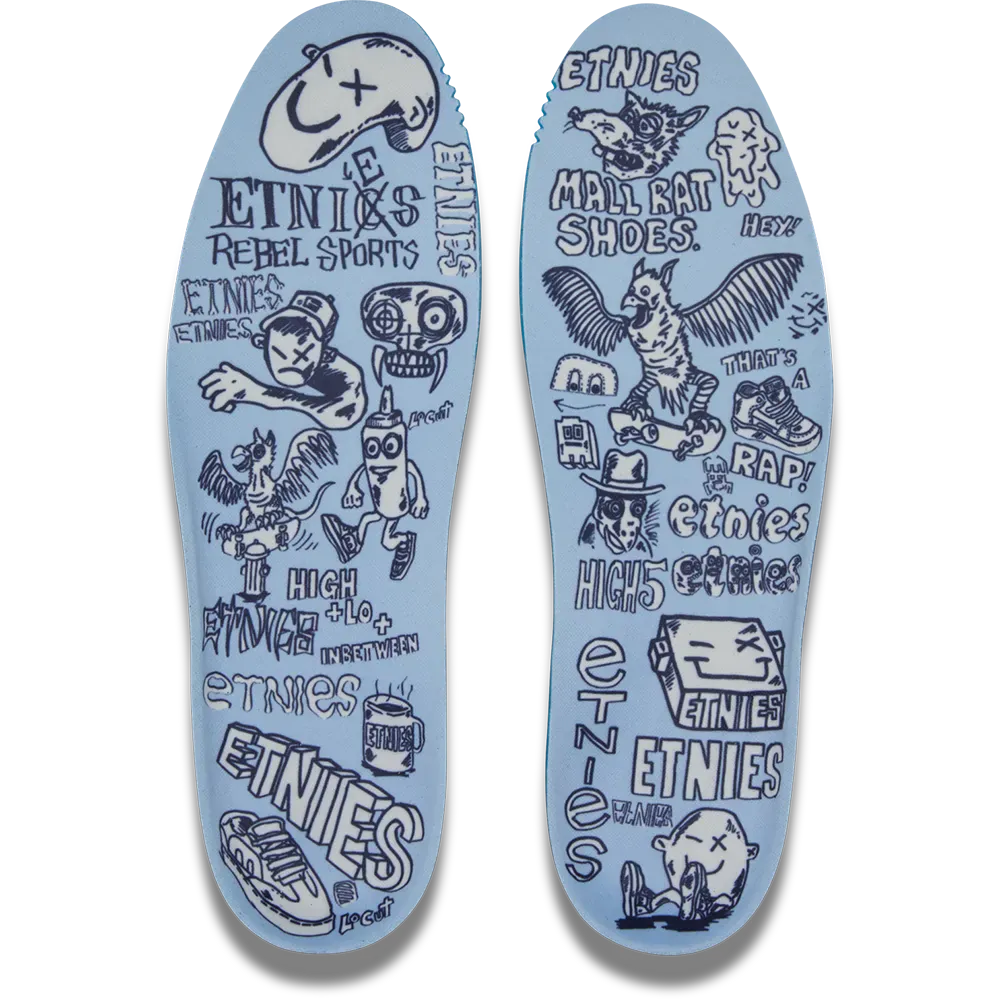 Skate Shoes in Baby Blue, Locut Vulc x Fos | etnies Canada etnies Skate Original Sustainability Gear