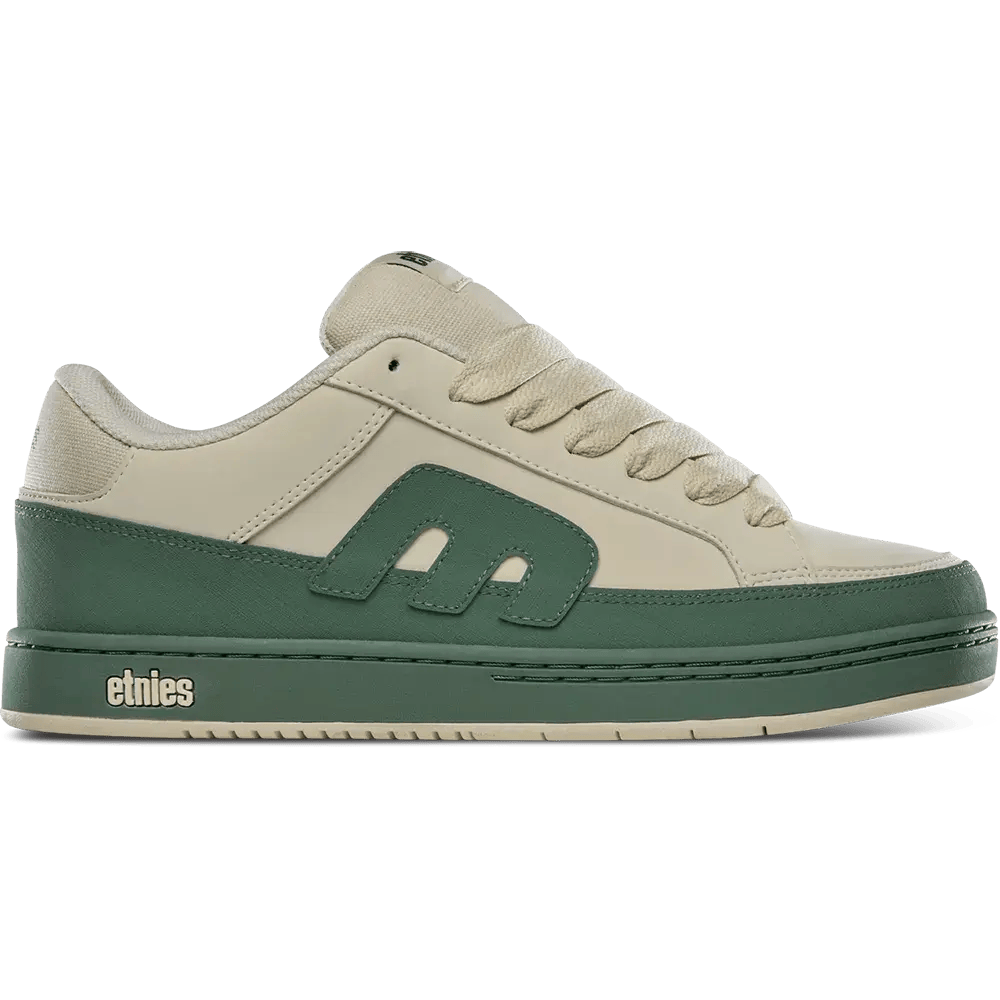 Kingpin 2K Classi Skate Shoe - skateboarding | etnies Official Low-Top Shoe etnies TAN/GREEN / 4.5 Skate Original Sustainability Gear 4101000603.294.045.1ST 7630680819307