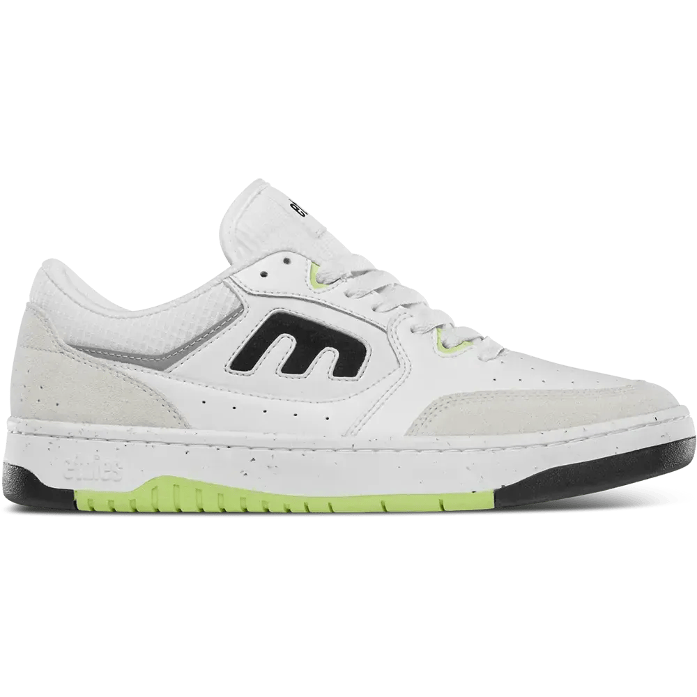 Loot Skate Low-Top Shoe - skateboarding | etnies Official Low-Top Shoe etnies WHITE/BLACK/GREEN / 5 Skate Original Sustainability Gear 4101000584.116.050.1ST 7630680816771