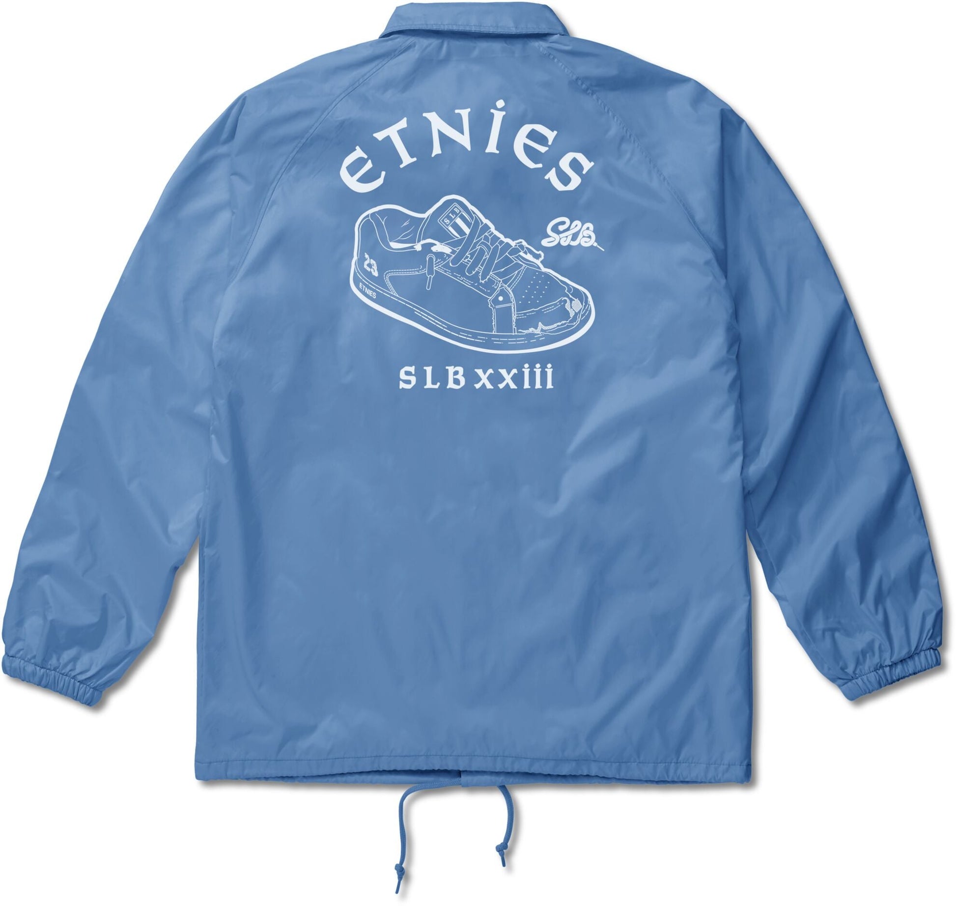SLB x etnies coach jacket light blue - men's jacket - etnies