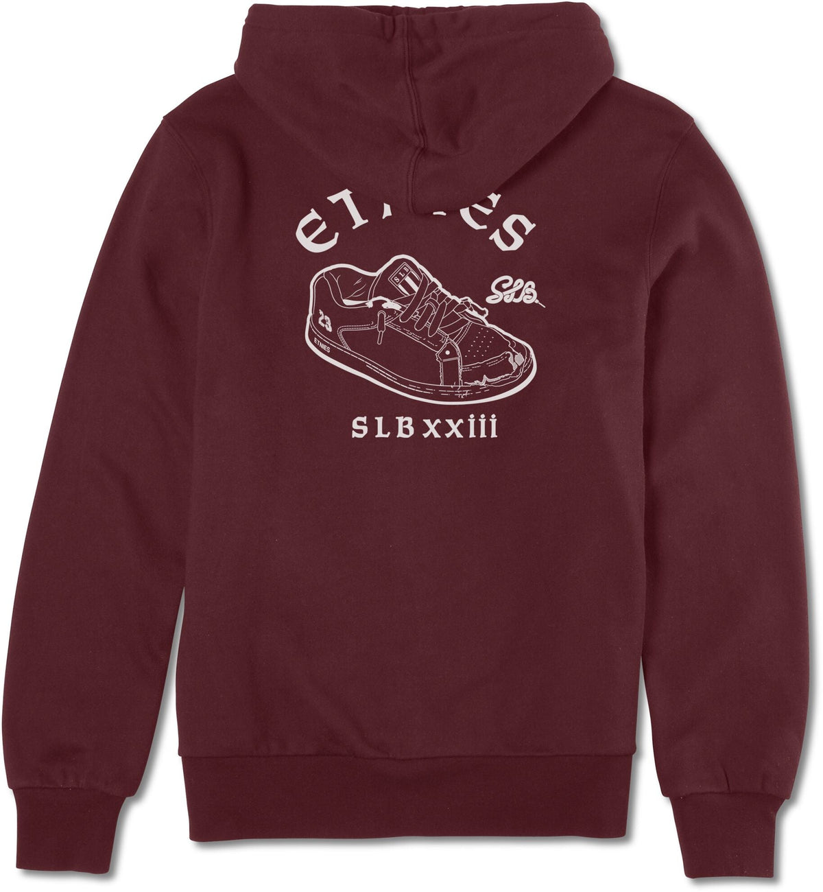 SLB x etnies pullover hoodie maroon - men&#39;s hoodie - etnies