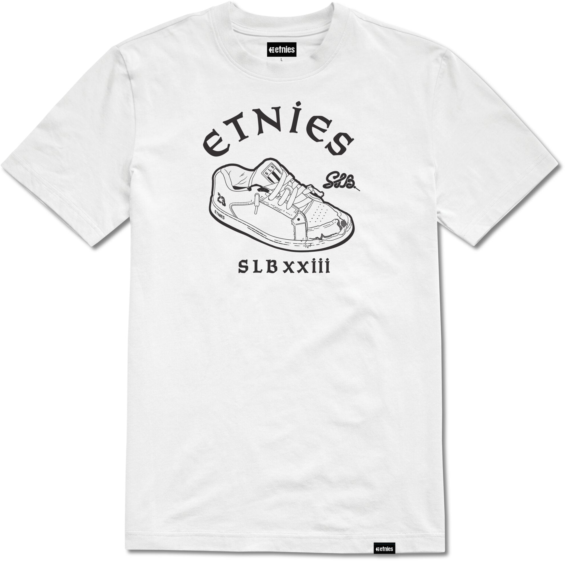 SLB x etnies tee white- men's t-shirt - etnies