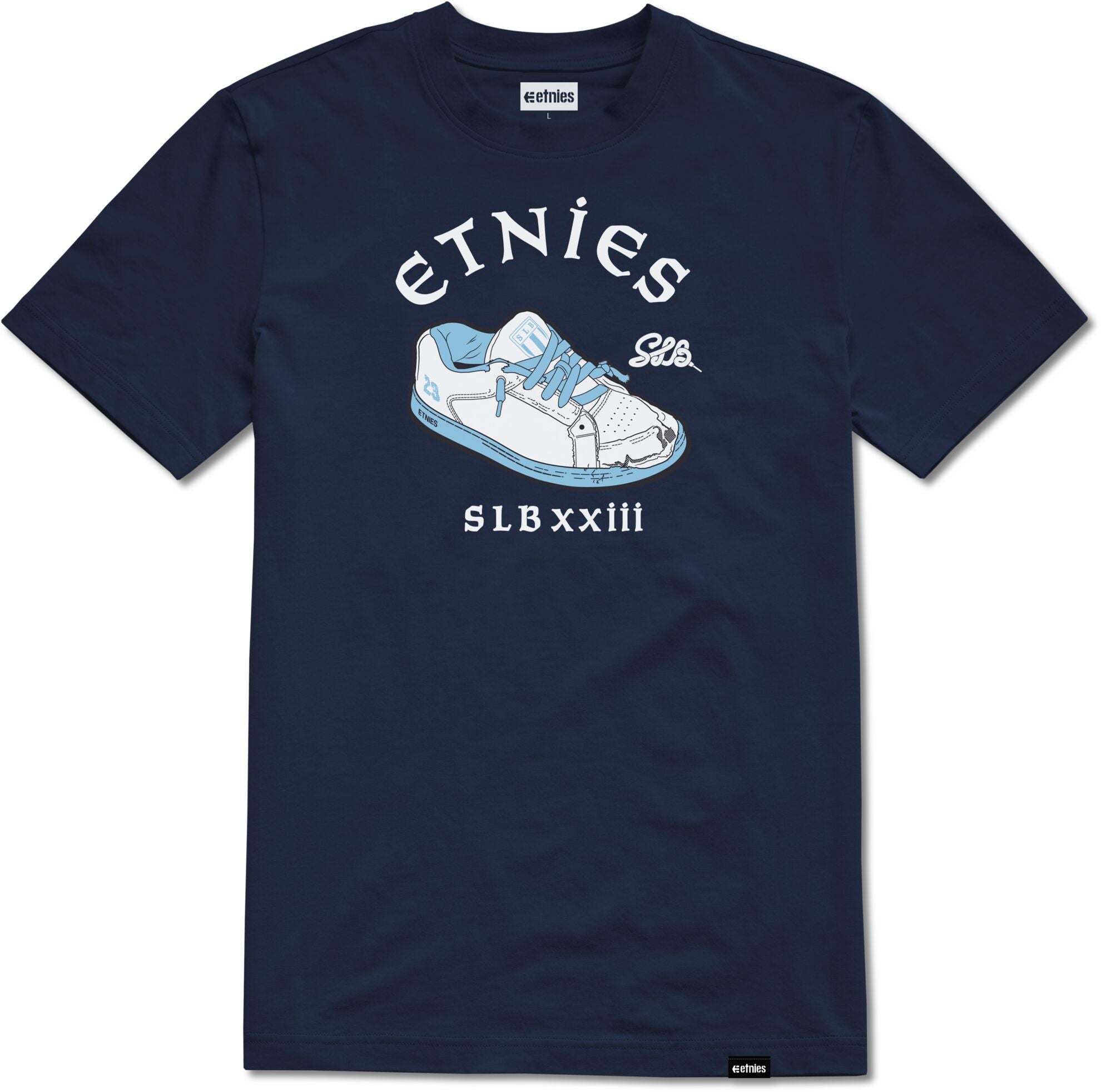 SLB x etnies tee navy - men's t-shirt - etnies